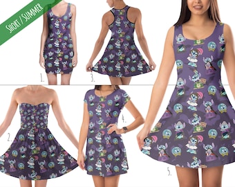 5XL Short Summer Styles Minnie Best Day Ever Disney Inspired Dress in XS