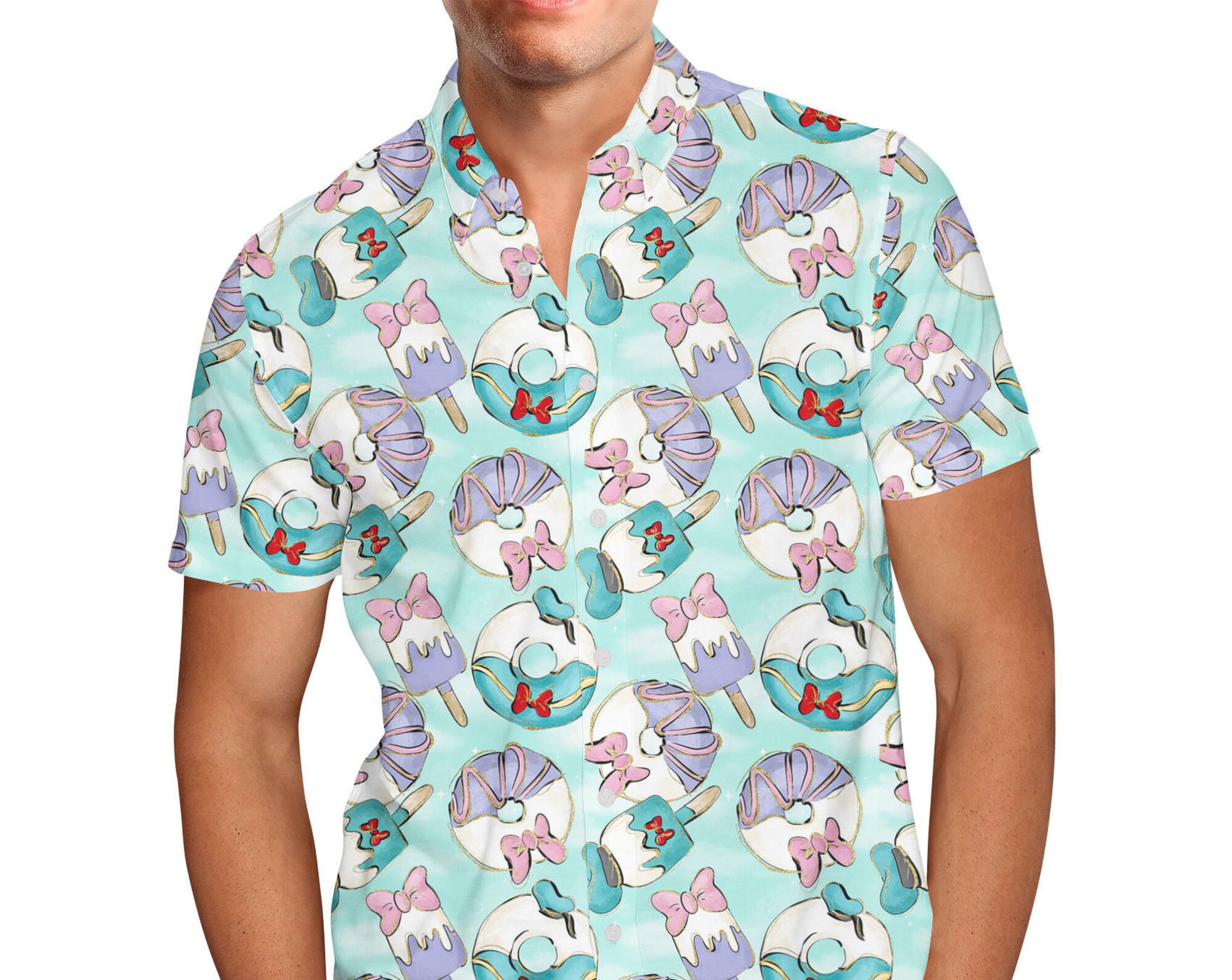 Daisy and Donald Treats Disney Hawaiin T Shirt