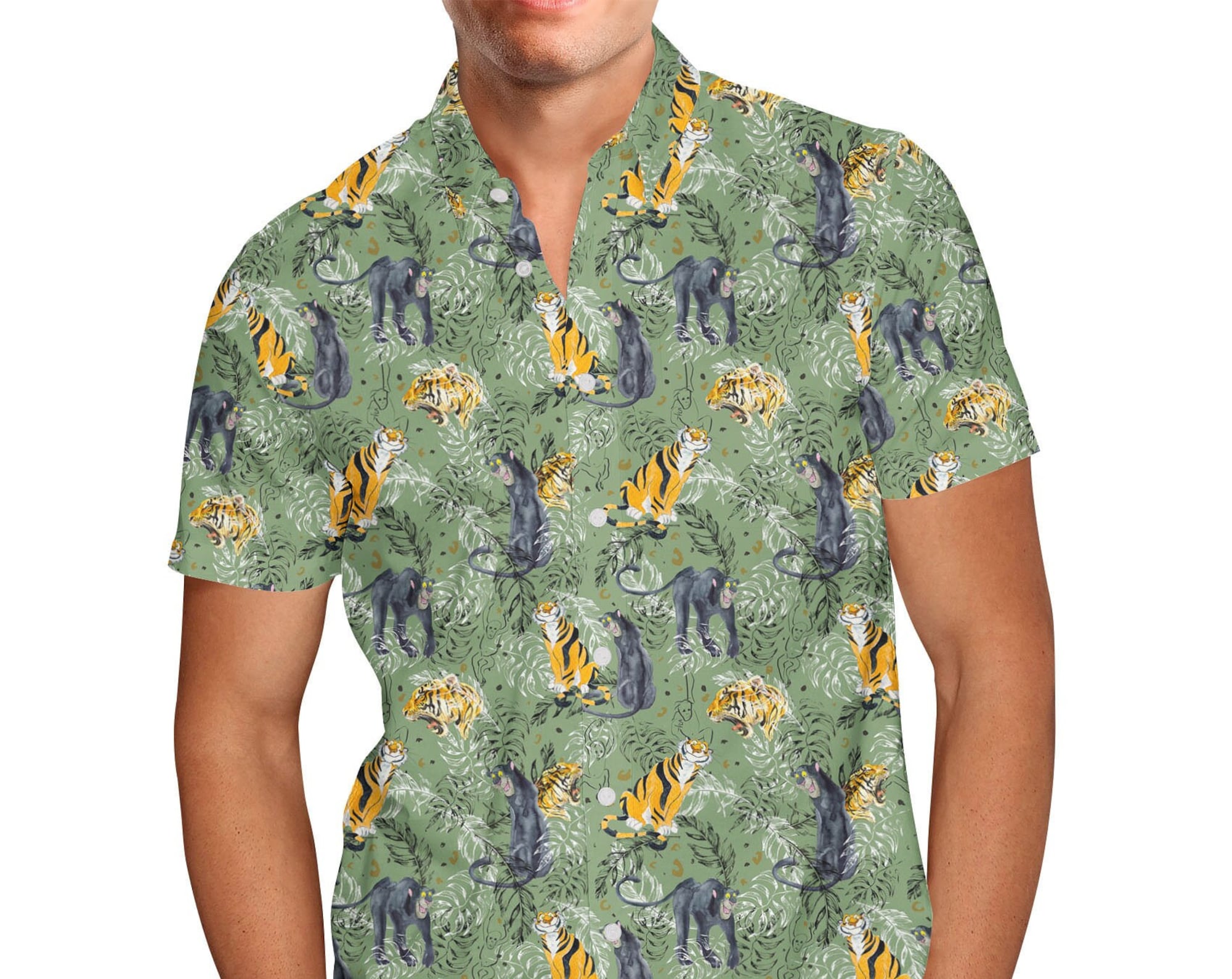 Jungle Book Big Cats Disney Hawaiin T Shirt