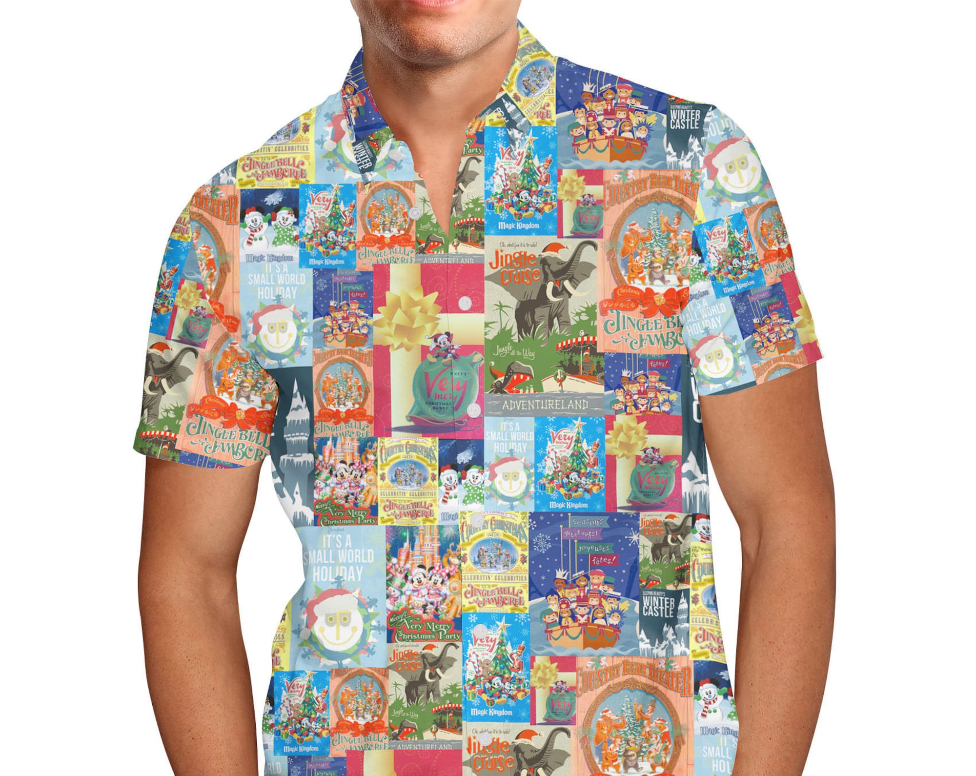 Holiday Attraction Posters Disney Hawaiin T Shirt
