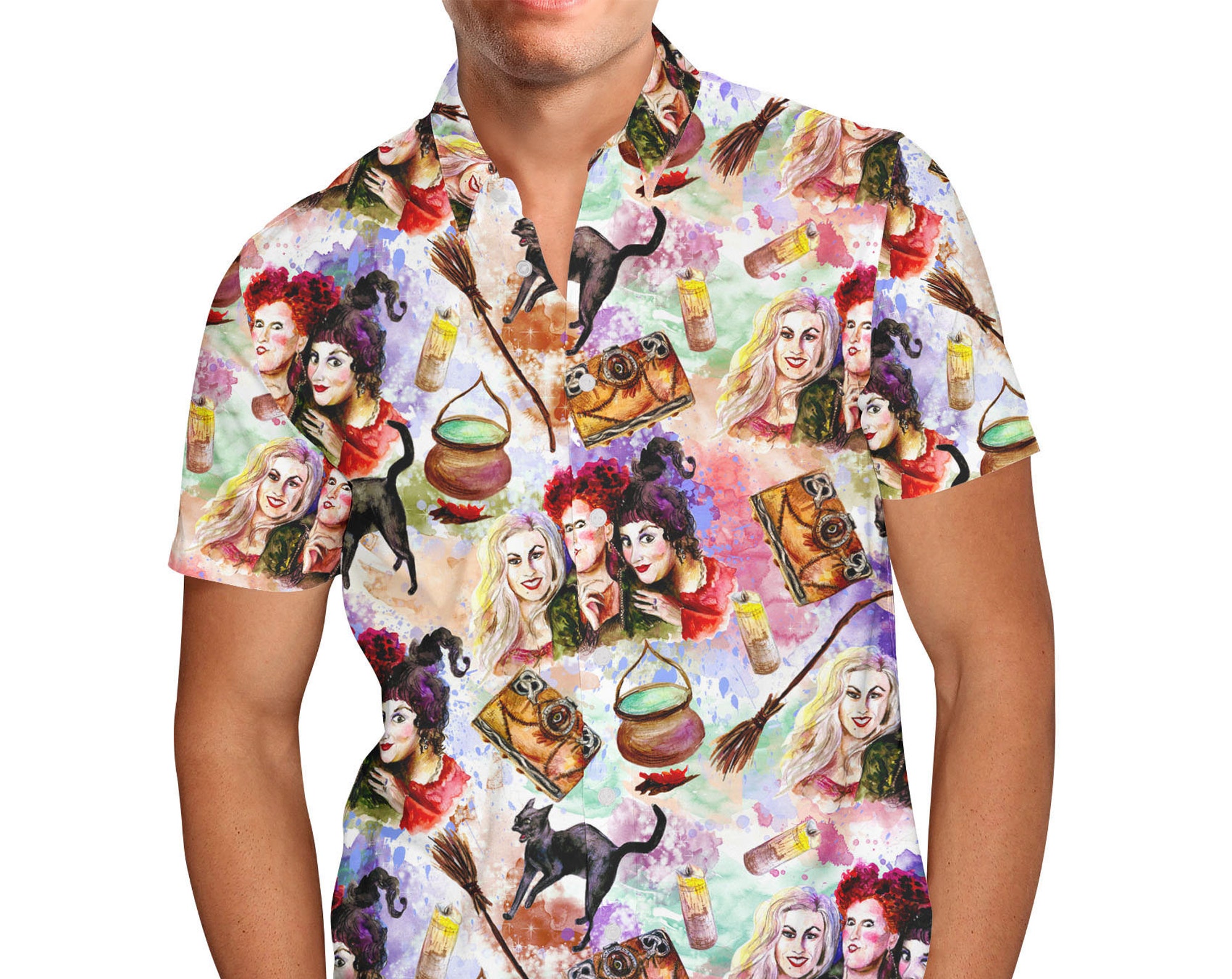 Discover Hocus Pocus Disney Halloween Disney Hawaiin T Shirt