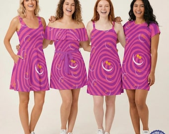 Cheshire Cat - Disney Inspired Summer Dress in XS–5XL