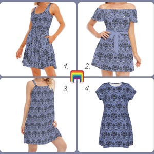 Haunted Mansion Wallpaper - Disney Inspired Summer Dress in XS–5XL (New Global Edition)