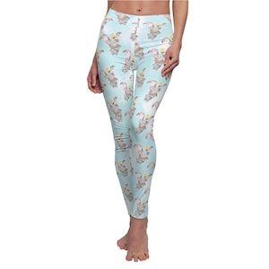 Sketch of Dumbo - Women&#39;s Full Length Leggings (Made in USA)