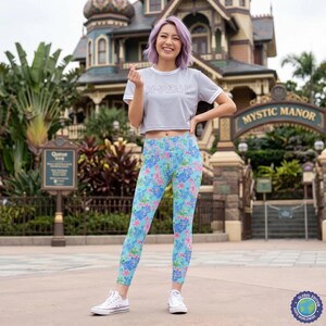 Derpy Demon Blooms - Disney Inspired Women's Yoga Leggings in S-6XL
