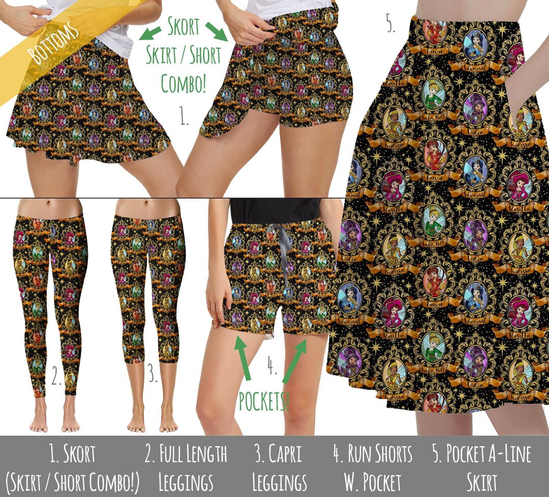 Tinker Bell and Her Pirate Fairies Disney Inspired Women's Bottoms in ...