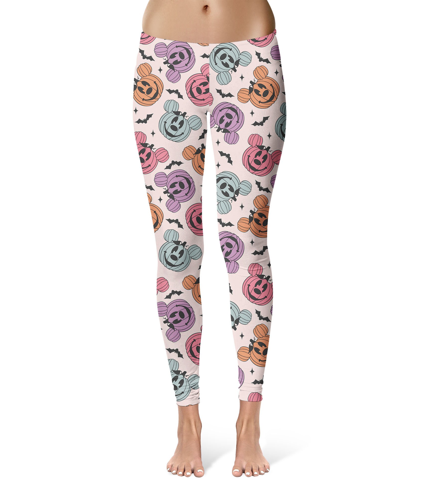 Discover Playful Pumpkins - Theme Park Inspired Leggings