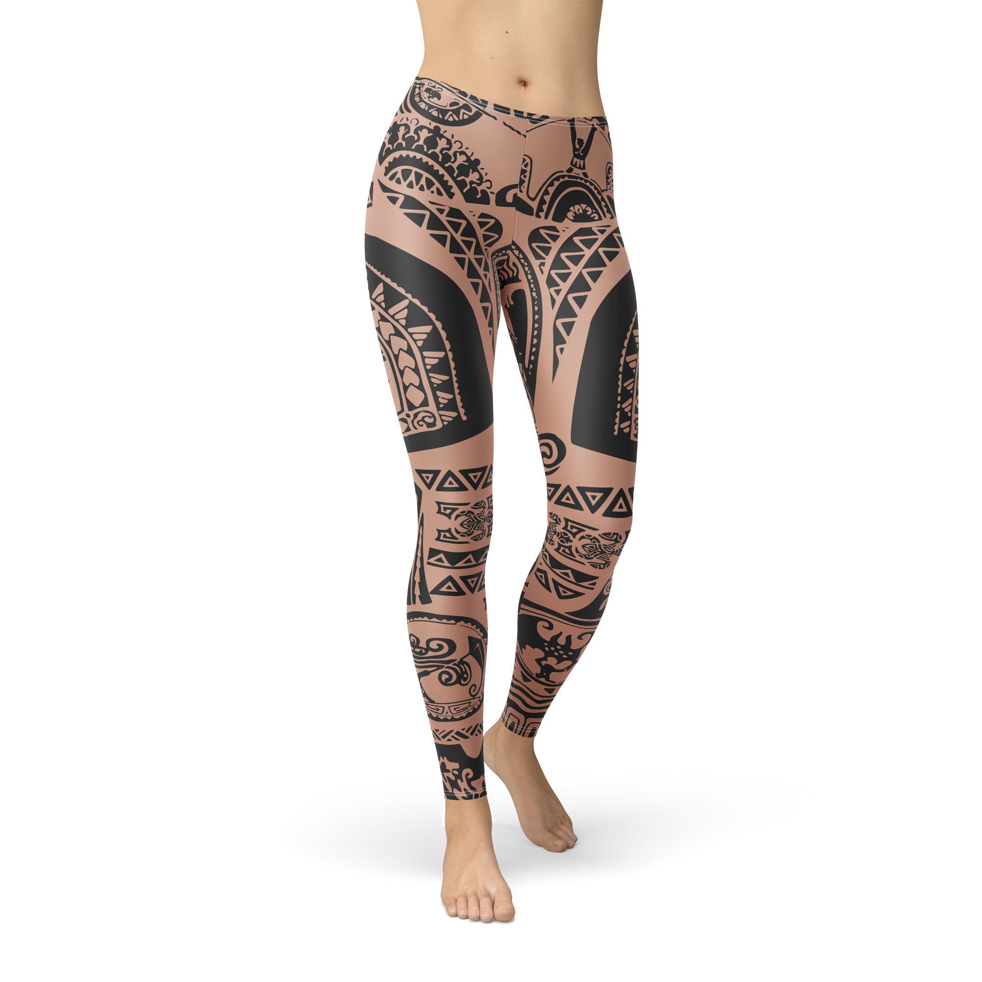 TAGALOA TATTOO APPAREL  Plus Size Tiki Leggings – Tagaloa Tattoo