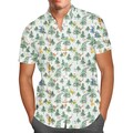 Christmas Theme Park Forest - Theme Park Inspired Men's Button Down Short-Sleeved Shirt in XS - 5XL product logo