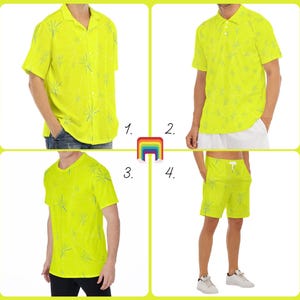 Joy Inside Out Inspired - Disney Inspired Men&#39;s  Button Down Shirt, Shorts, Polo, T-shirt in XS–8XL (New Global Edition)