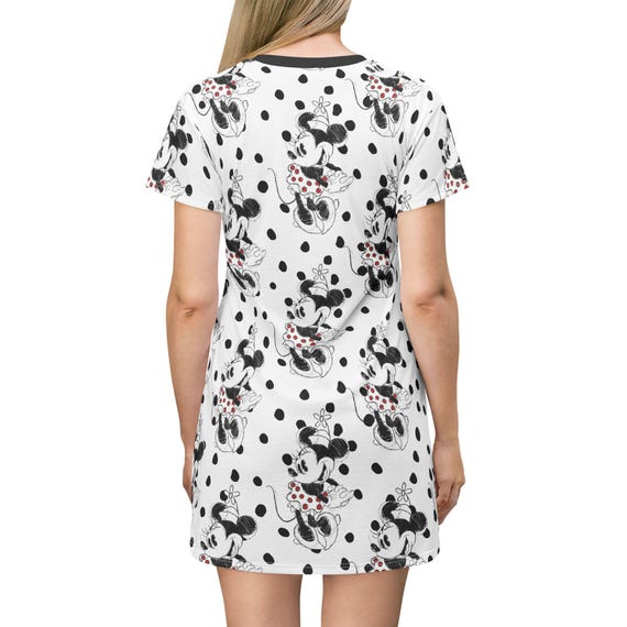 minnie mouse t shirt dress womens Minnie Costume Oversized T-shirt dress- Made to Order