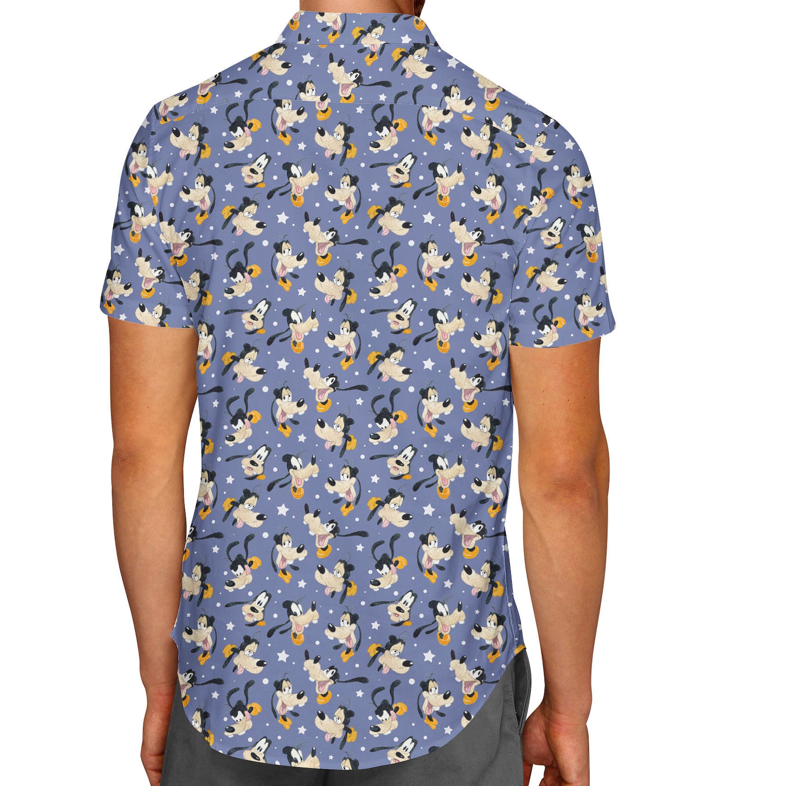 Goofy Disney Inspired Men's Button Down Shortsleeved Etsy