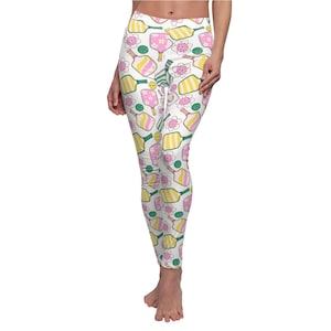 Pretty Pickleball Paddles - Women&#39;s Full Length Leggings (Made in USA)
