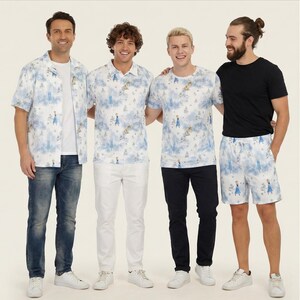 Winter Landscape Frozen Inspired - Disney Inspired Men's  Button Down Shirt, Shorts, Polo, T-shirt in XS–8XL (New Global Edition)