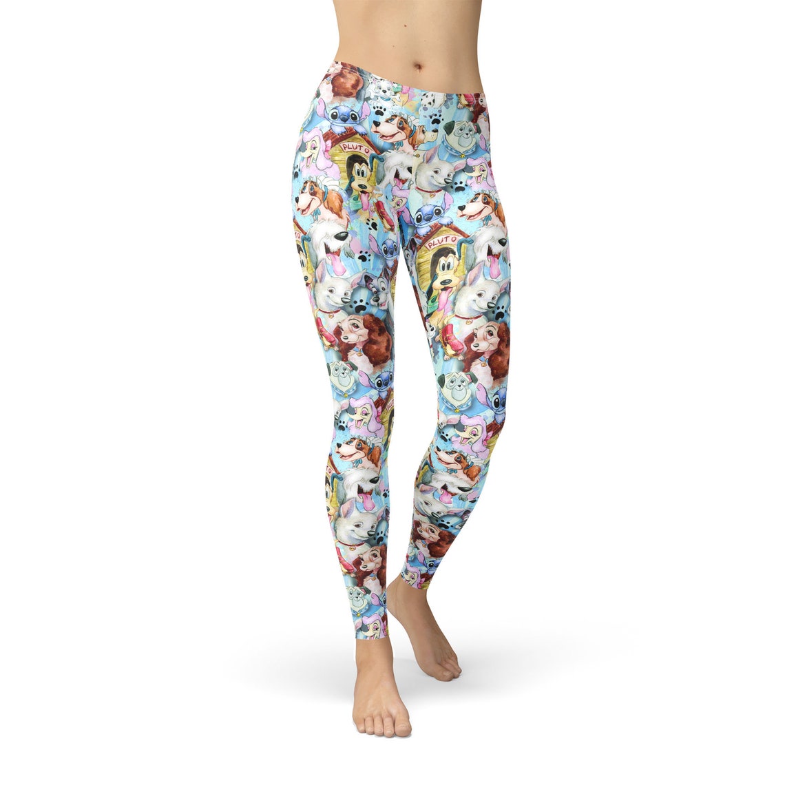 Dogs of Disney Disney Animal Inspired Leggings in Capri or Etsy