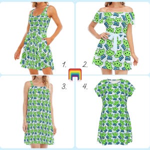 Little Green Aliens Toy Story Inspired - Disney Inspired Summer Dress in XS–5XL (New Global Edition)