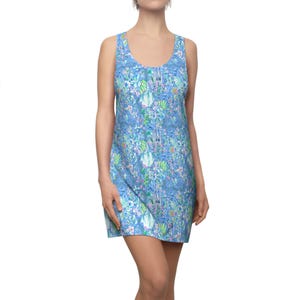 Bright Tropical Princess - Cinderella - Women&#39;s Racerback Dress (Made in USA)
