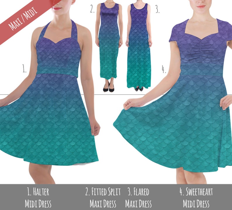 mermaid inspired dress