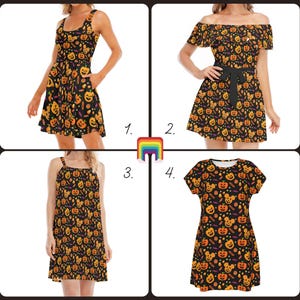 Halloween Mickey Pumpkins - Disney Inspired Summer Dress in XS–5XL (New Global Edition)