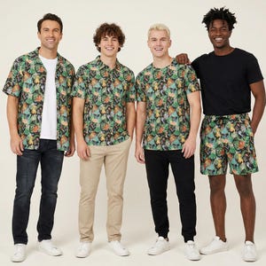 Camisa, short, polo y camiseta para hombre inspirada en Disney, con diseño de El Rey León en acuarela (tallas XS-8XL) (Nueva edición global)