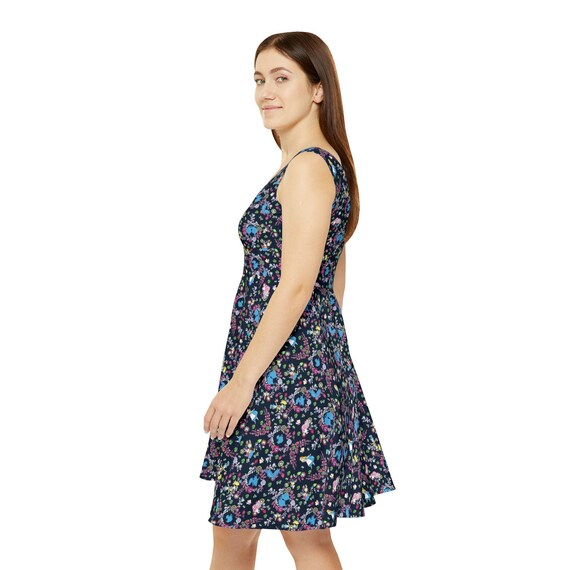 alice in wonderland skater dress Unique Alice in Wonderland Skater Dress Mad Hatter