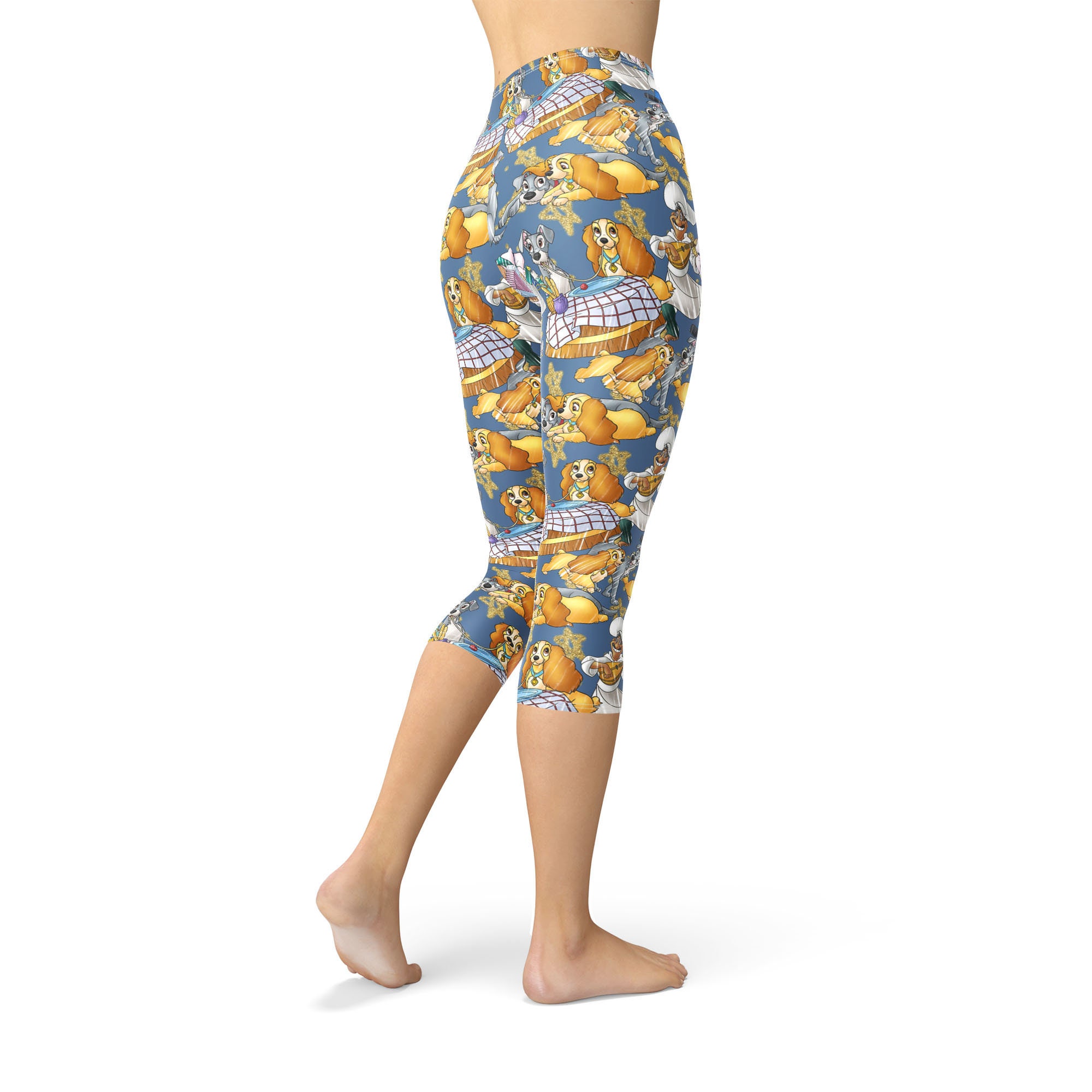 Monnalisa White Lady And The Tramp Leggings