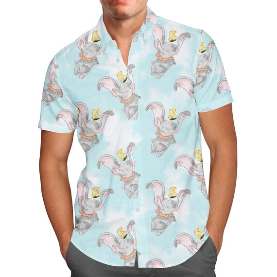 mens corgi button up shirt