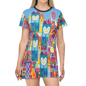 It&#39;s A Small World - Women&#39;s T-Shirt Dress (Made in USA)