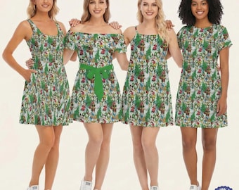 Mickey & Friends Christmas Decorations - Disney Inspired Summer Dress in XS–5XL