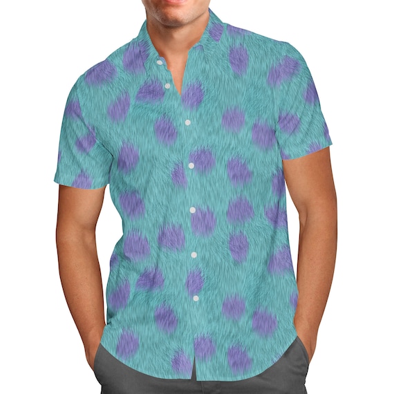 Sully Fur Monsters Inc Disney Inspired Men's Button Down - Etsy