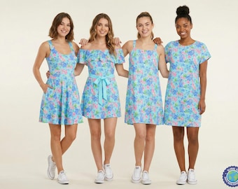 Derpy Demon Blooms - Vestido de verano inspirado en Disney, tallas XS–5XL