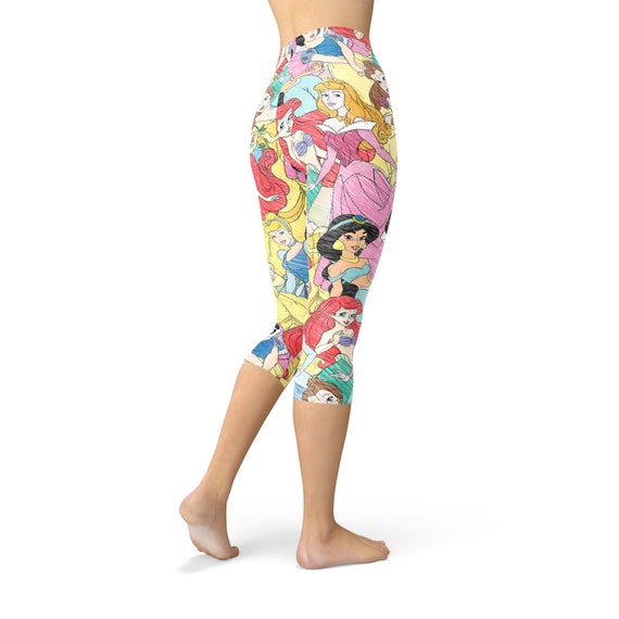 Disney Princess Cinderella Little Girls T-shirt And Capri Leggings