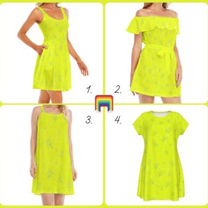 Joy Inside Out Inspired - Disney Inspired Summer Dress in XS–5XL (New Global Edition)