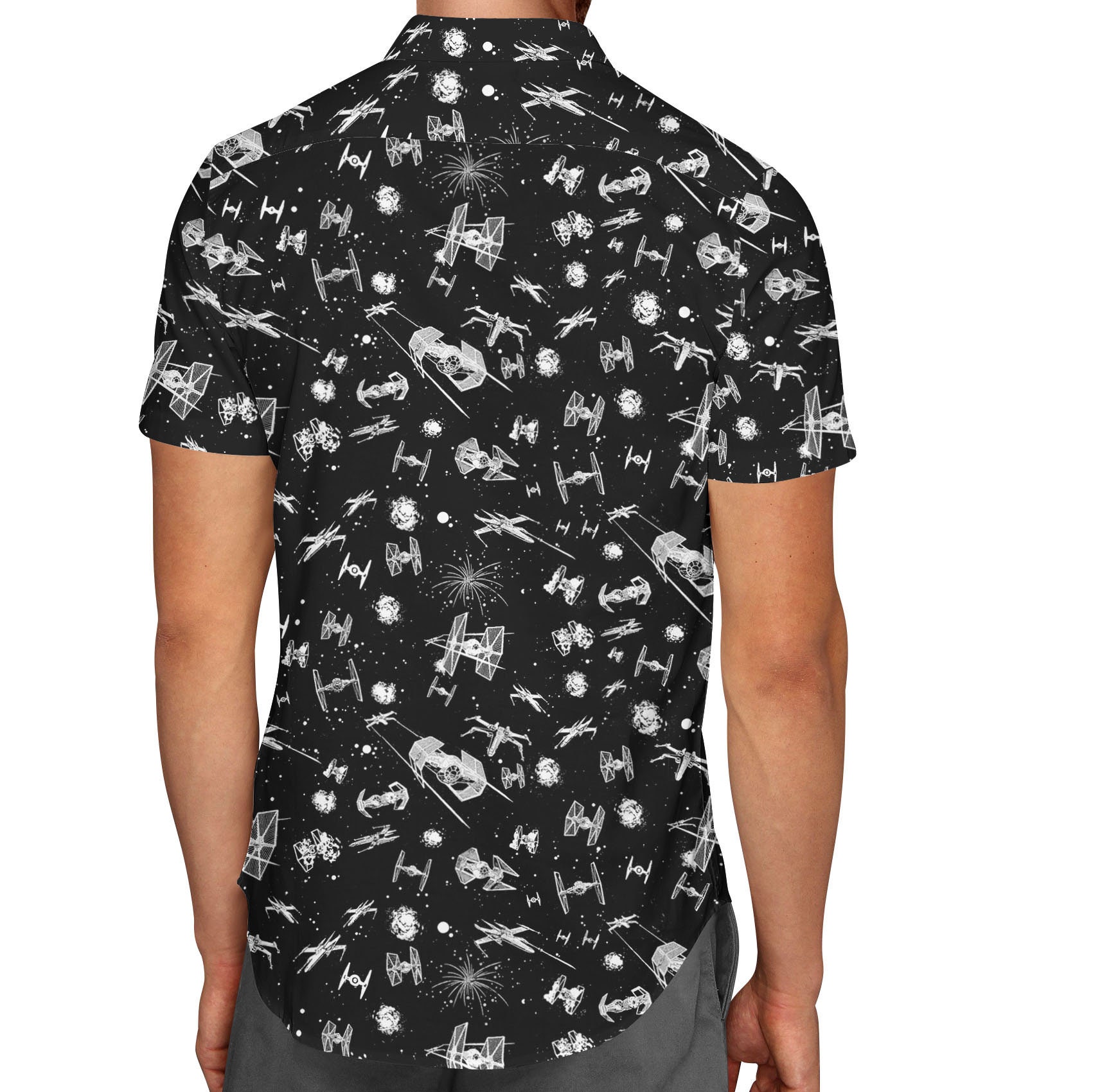 Star wars short sleeve button best sale down