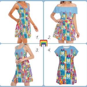 Its A Small World Disney Parks Inspired - Disney Inspired Summer Dress in XS–5XL (New Global Edition)