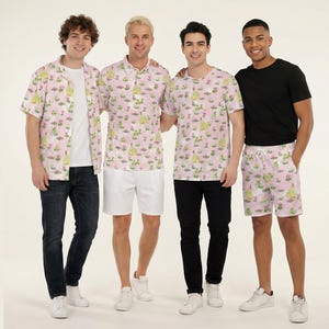 Watercolor Princess Tiana & The Frog - Disney Inspired Men's  Button Down Shirt, Shorts, Polo, T-shirt in XS–8XL (New Global Edition)