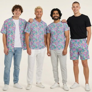 Bright Tropical Bliss - Minnie and Daisy - Disney Inspired Men's  Button Down Shirt, Shorts, Polo, T-shirt in XS–8XL
