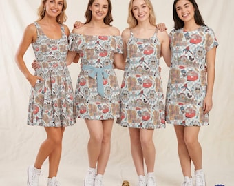 Revamped California Adventure - Disney Inspired Summer Dress in XS–5XL