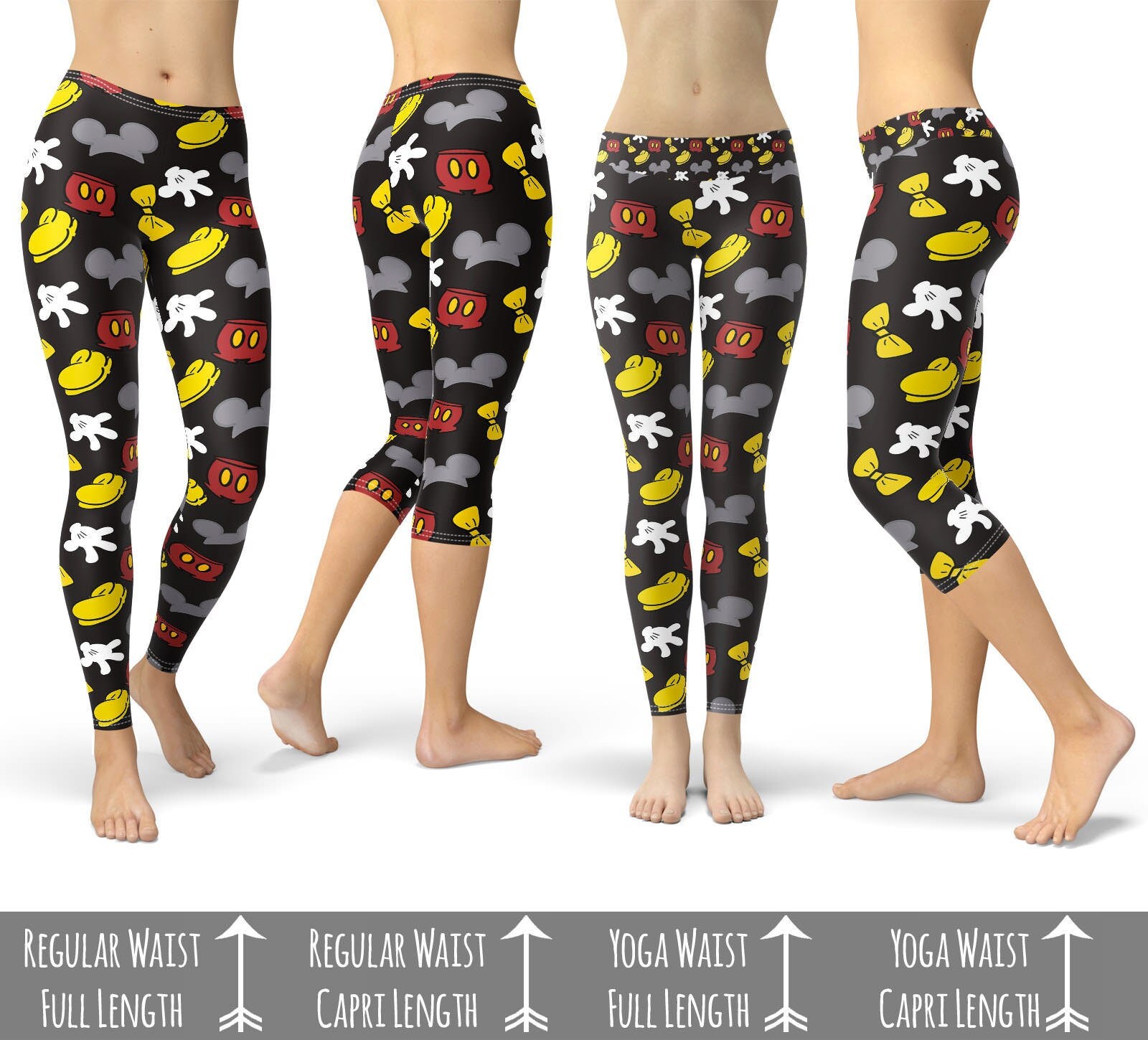 Mickey mouse capri best sale leggings