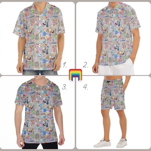 The Epcot Experience - Disney Inspired Men&#39;s  Button Down Shirt, Shorts, Polo, T-shirt in XS–8XL (New Global Edition)