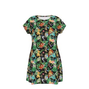 Watercolor Lion King Jungle - Disney Inspired Summer Dress in XS–5XL 4. T-Shirt Dress