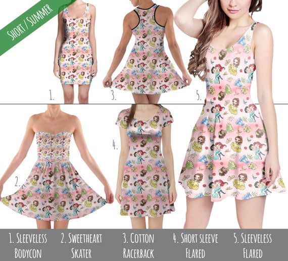 5XL Short Summer Styles Minnie Best Day Ever Disney Inspired Dress in XS