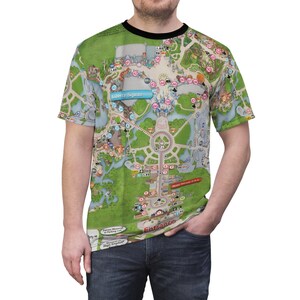 Magic Kingdom Map - Unisex T-Shirt | Hergestellt in den USA