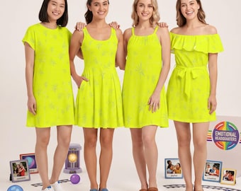 Joy Inside Out Inspired - Disney Inspired Summer Dress in XS–5XL