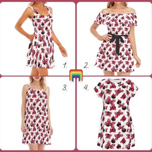 Minnie Bows and Mouse Ears - Disney Inspired Summer Dress in XS–5XL (New Global Edition)