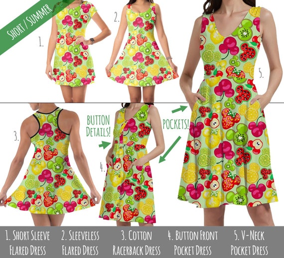 Disney inspired cotton dresses clearance