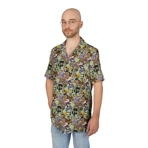The Emperor's New Groove Inspired - Men's Button Down Short-Sleeved Pocket Shirt (Made in USA)