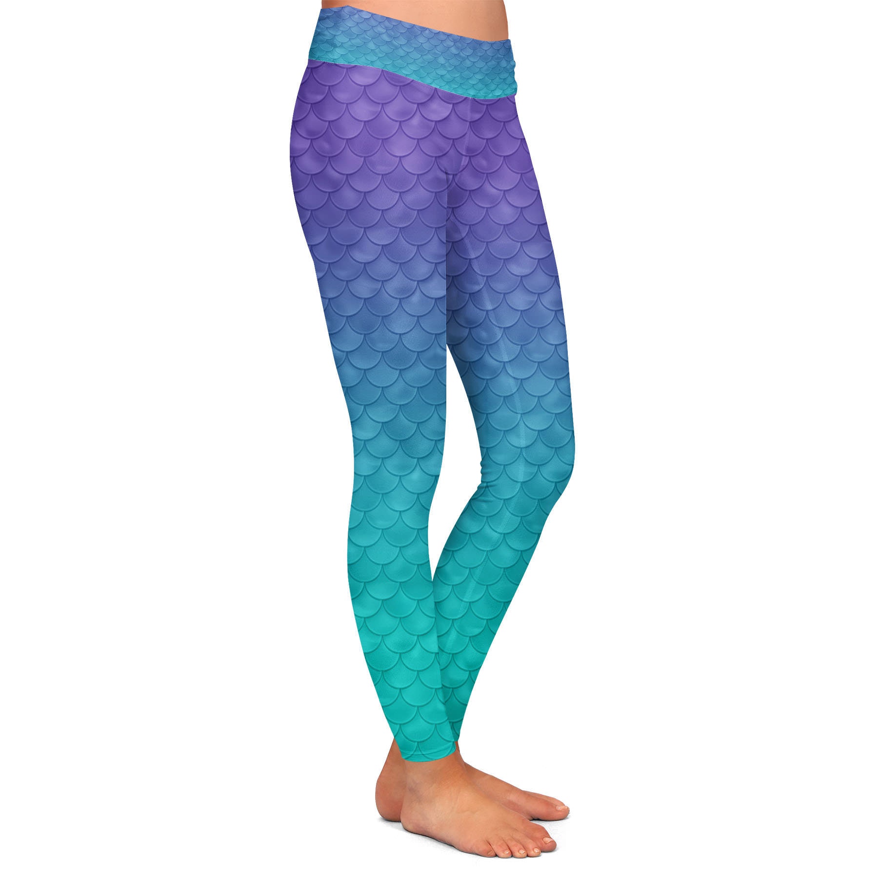 Ariel Mermaid Disney Inspired Leggings 
