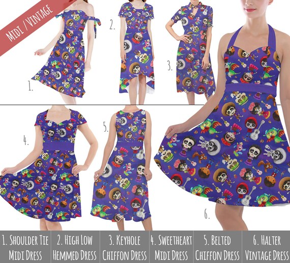 Poco Loco Disney Coco Inspired Midi 