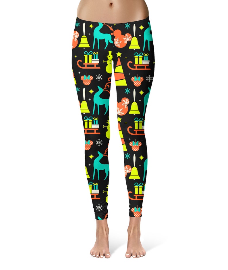 disney christmas leggings